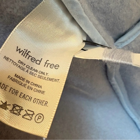 Aritzia | Wilfred Free | Merino Wool Shacket | Light Blue/Grey | Size XS | NWT ✨ - Picture 8 of 15